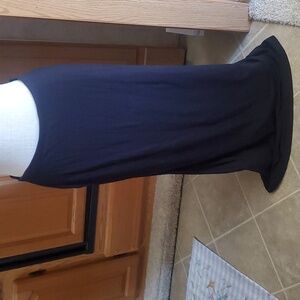 WHBM black maxi skirt